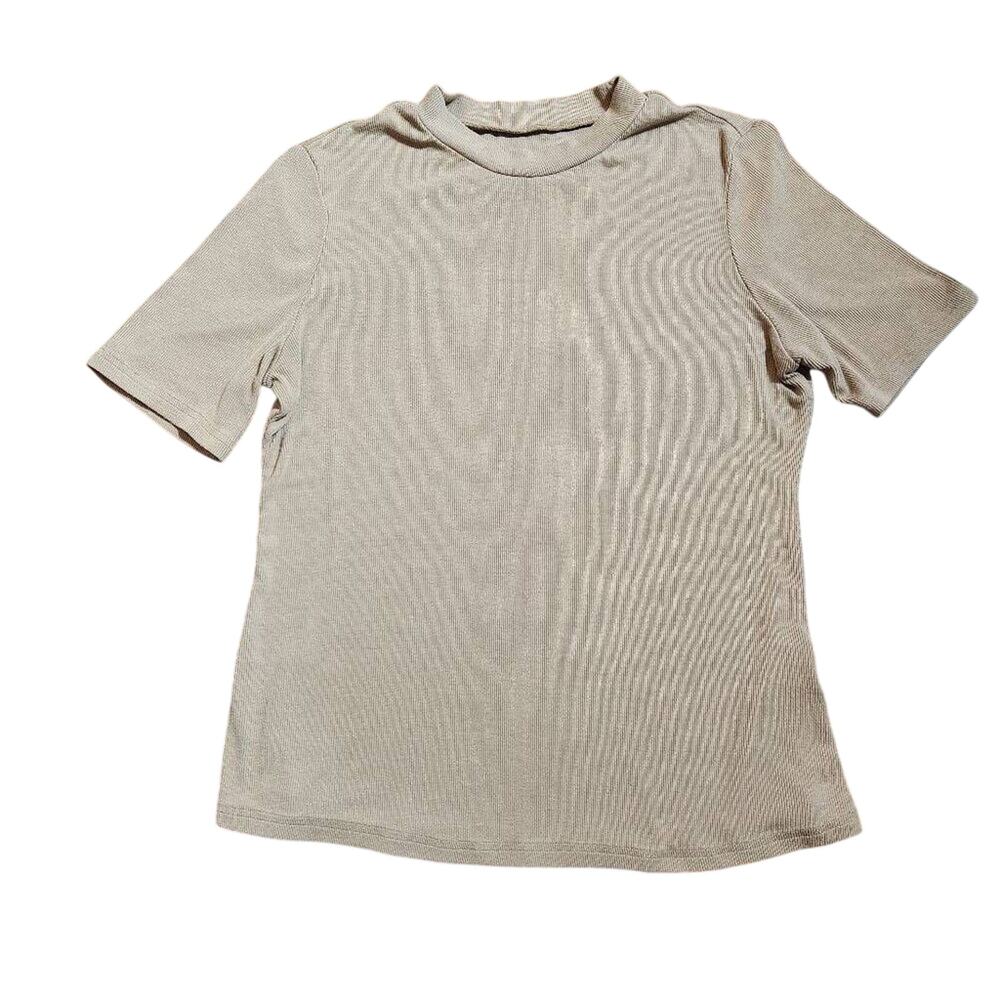 Ribbed crewneck tee